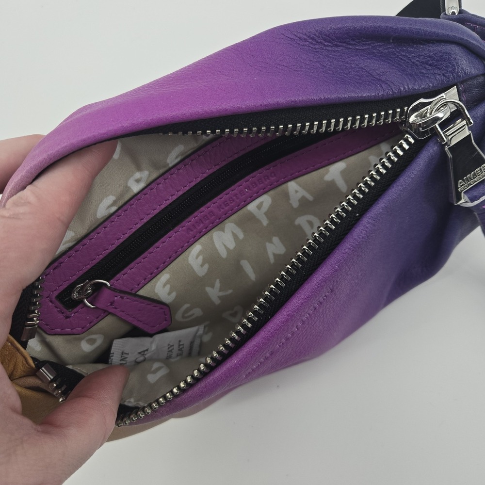 Aimee Kestenberg Leather Convertible Milan Belt Bag Island Ombre New - Picture 4 of 4